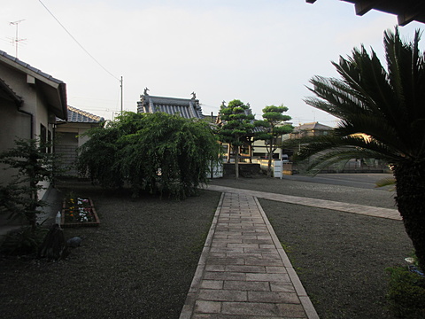 朝6時、梵鐘をつきに出ます