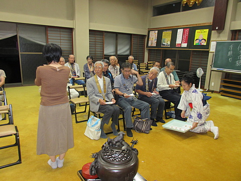 お抹茶接待(22日夜席)